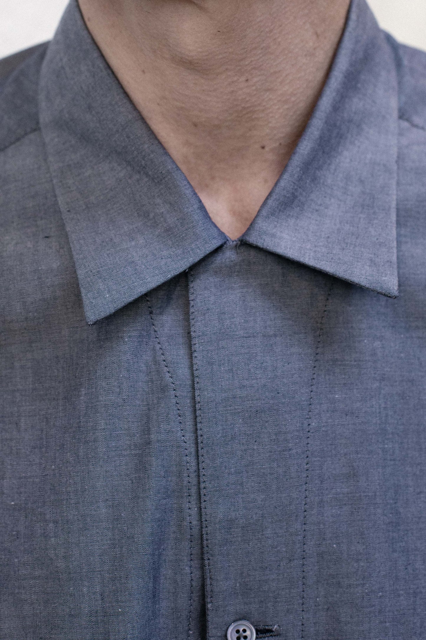 Casual Shirt in Grey Cotton