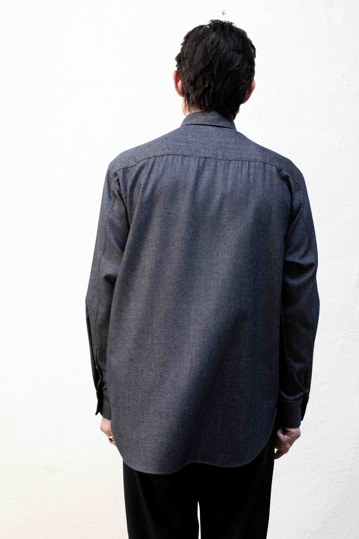 Dress Shirt in Indigo Pima Cotton