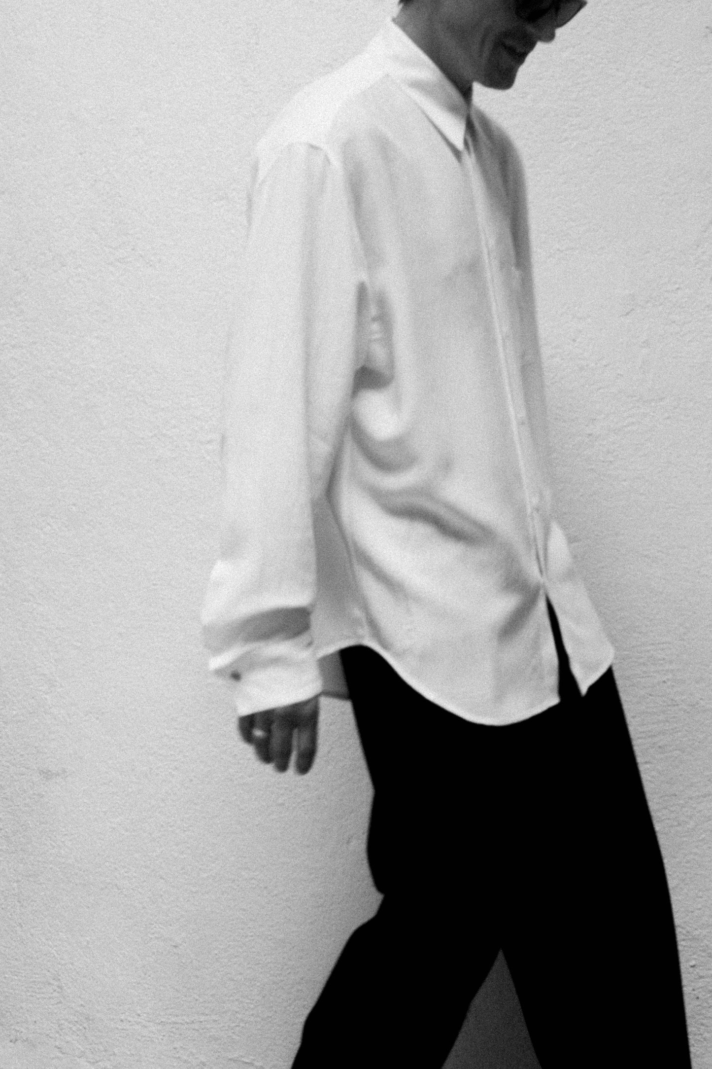 Dress Shirt in White Tencel