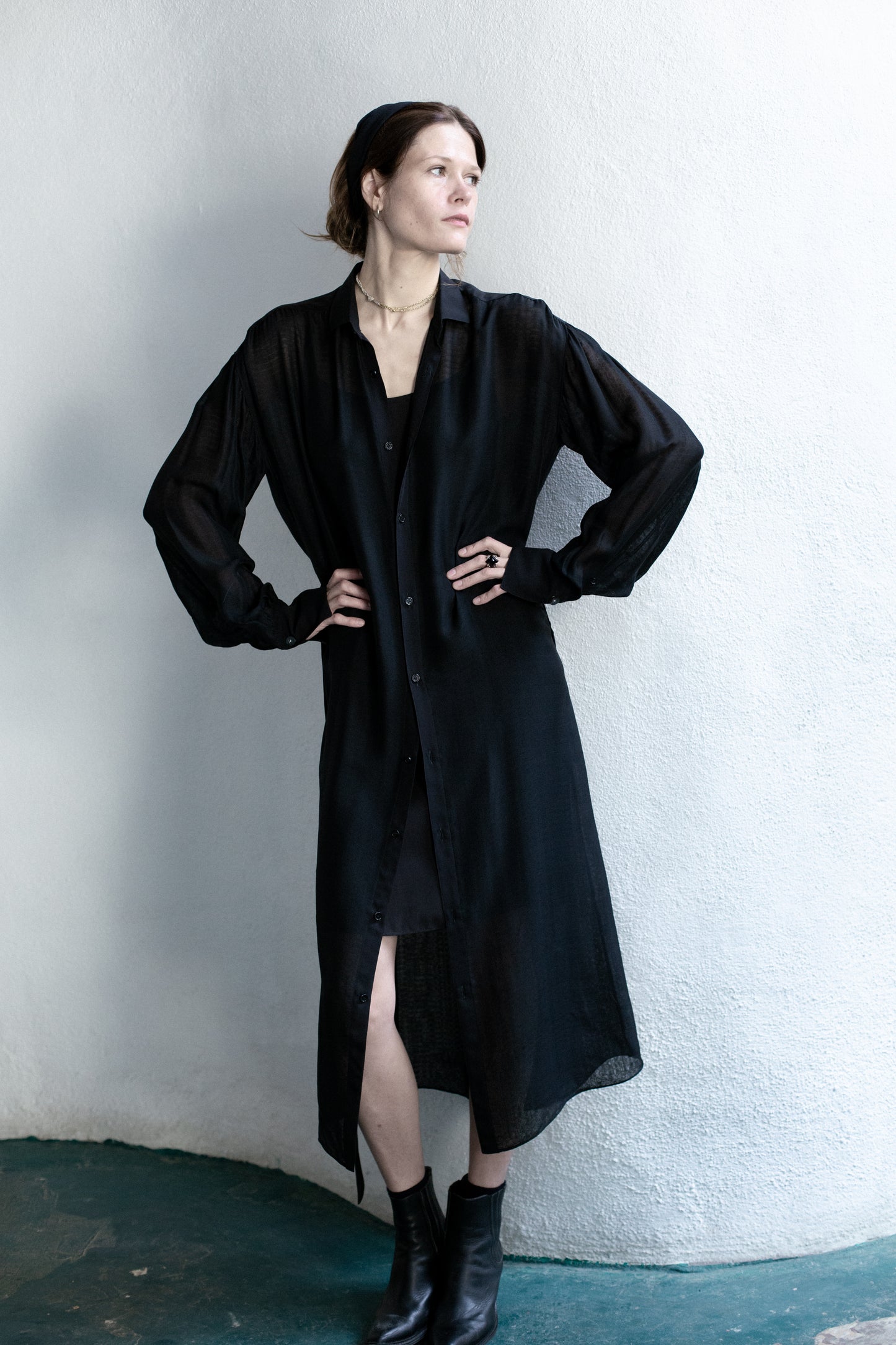 Arc Dress Maxi Black
