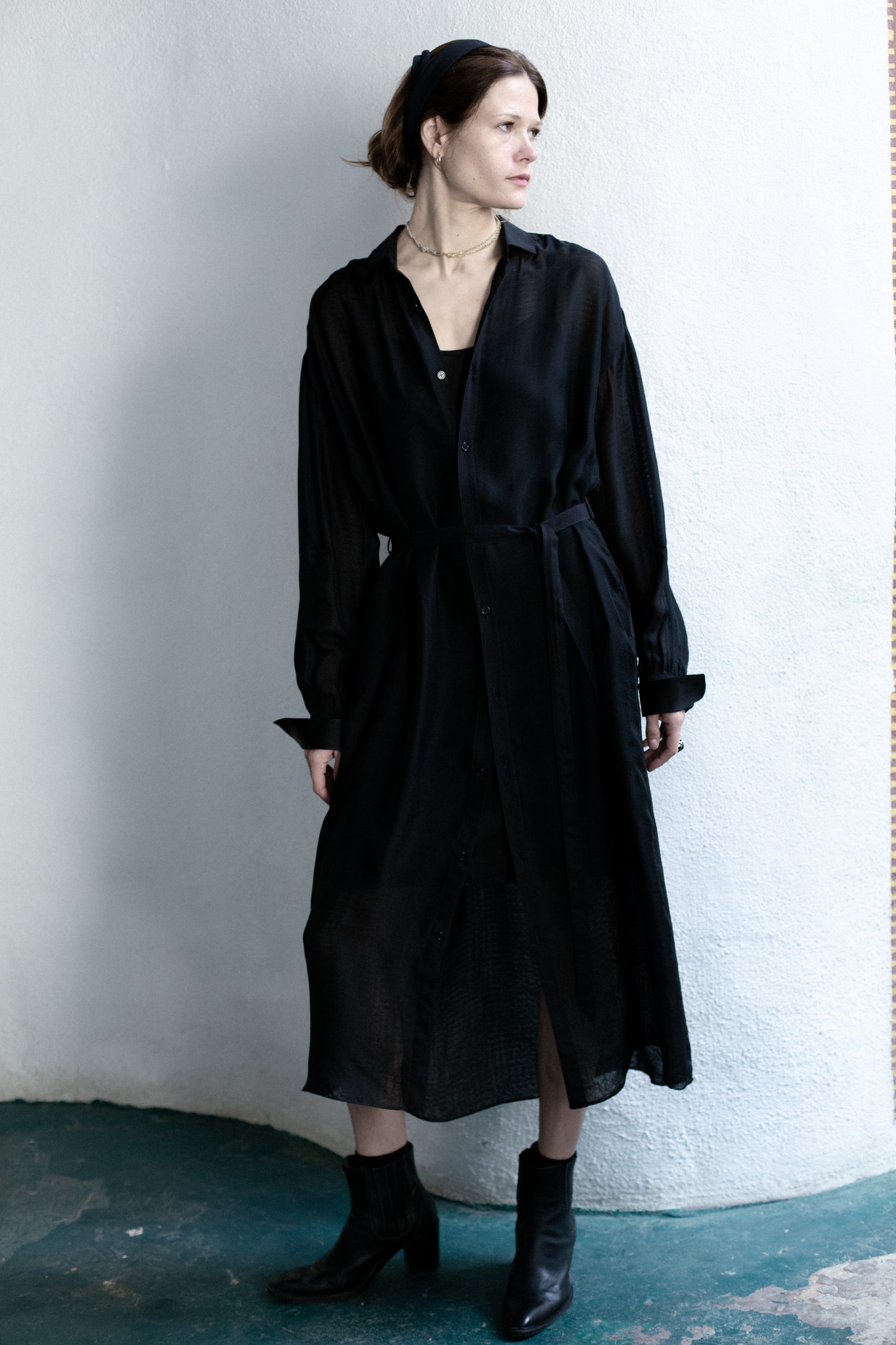 Arc Dress Maxi Black