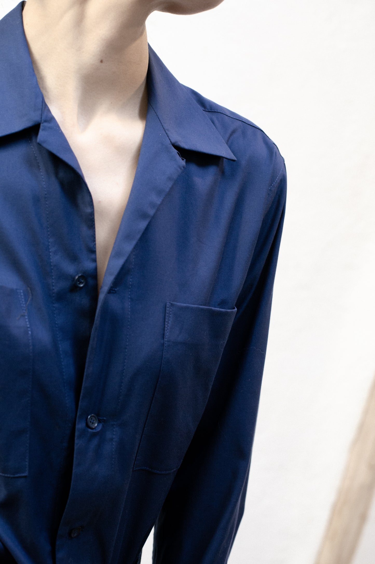 Casual Shirt in Blue Cotton
