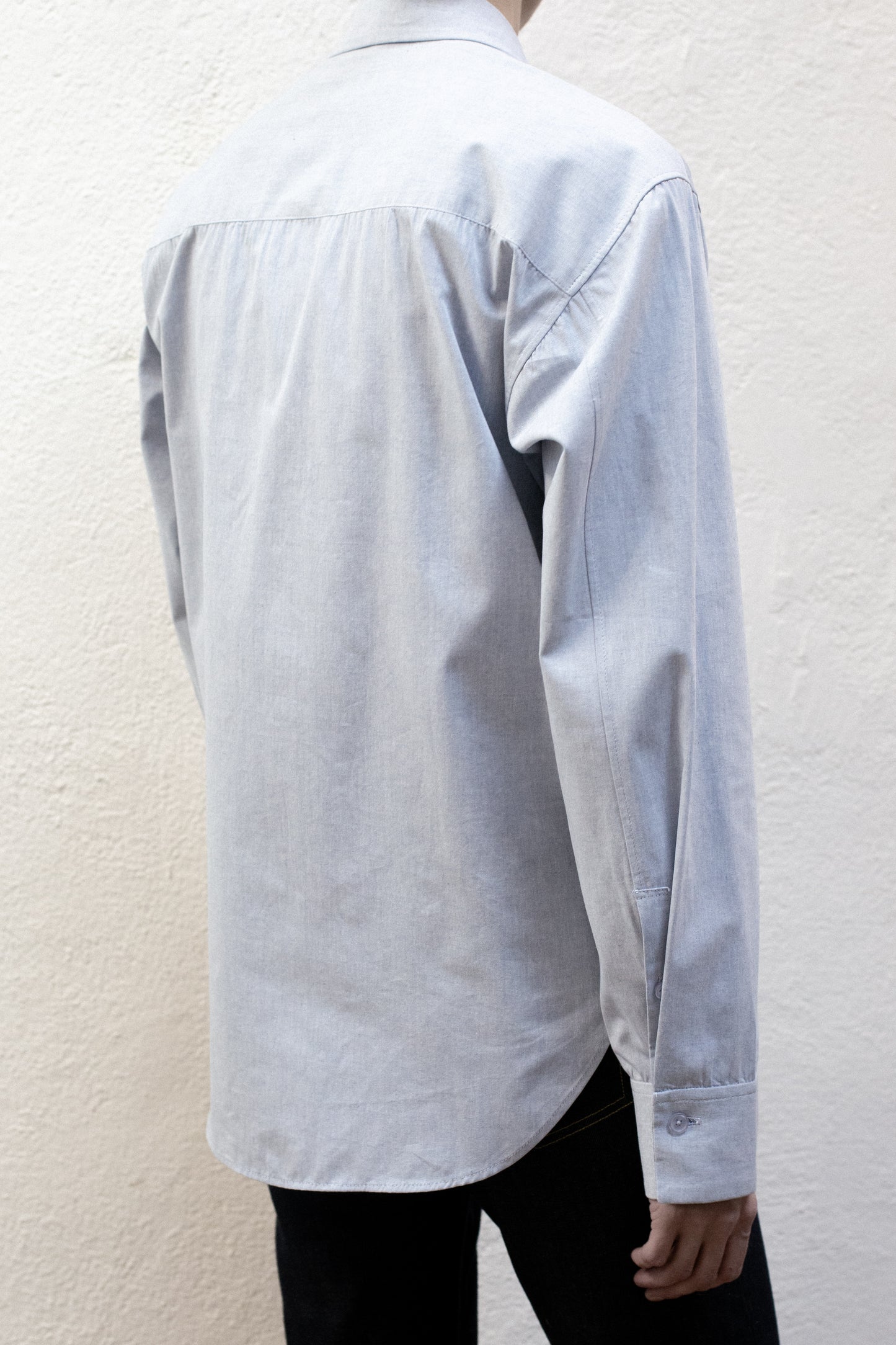 Casual Shirt in Light Blue Chambray