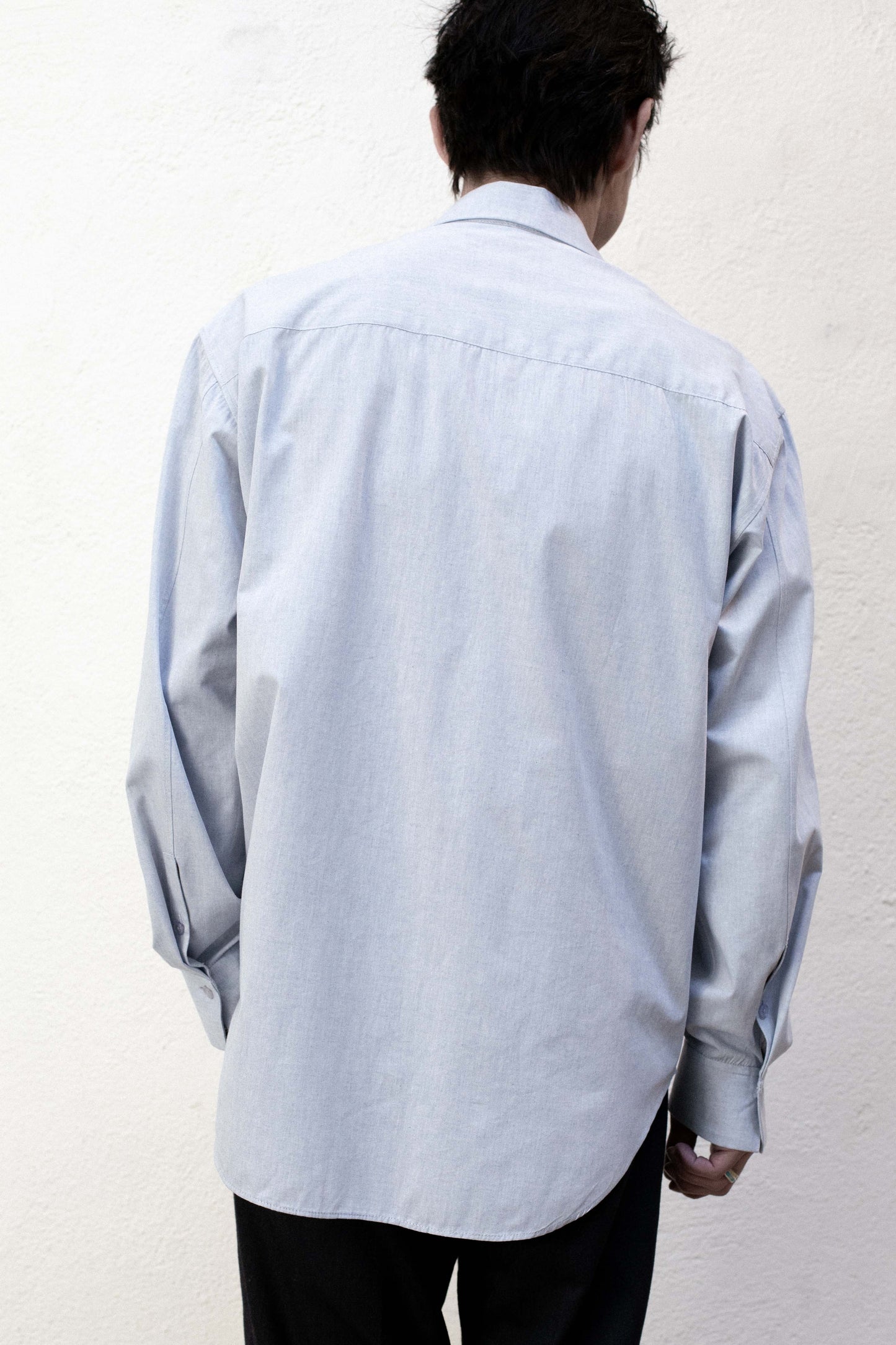 Casual Shirt in Light Blue Chambray