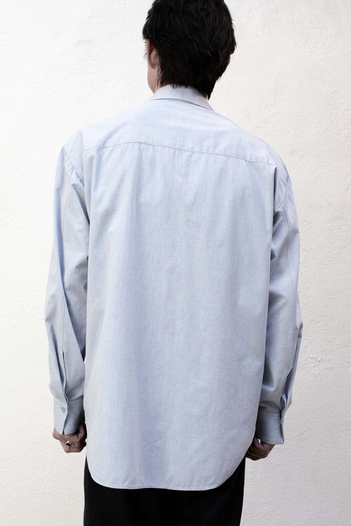 Casual Shirt in Light Blue Chambray