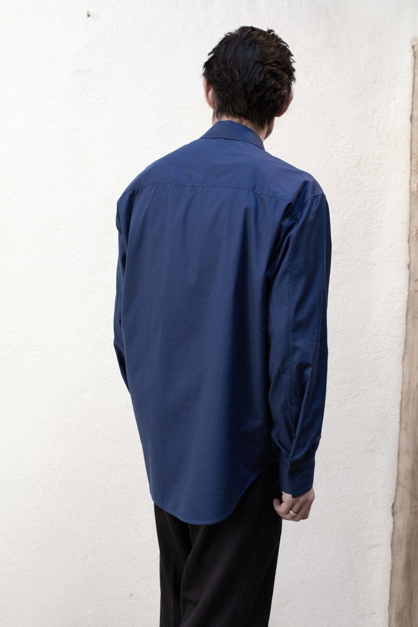 Casual Shirt in Blue Cotton