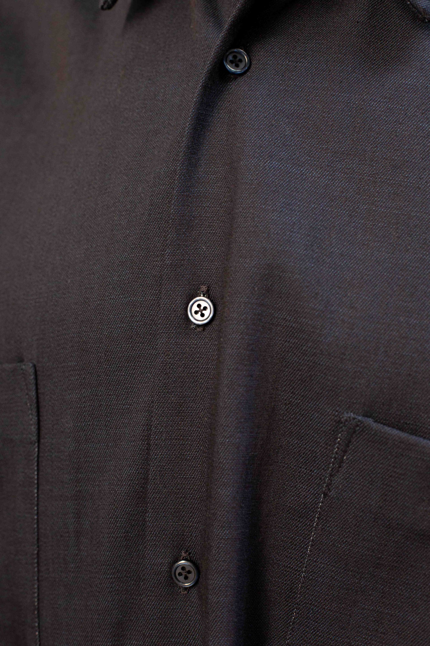 Dress Shirt in Indigo Dark Blue Denim