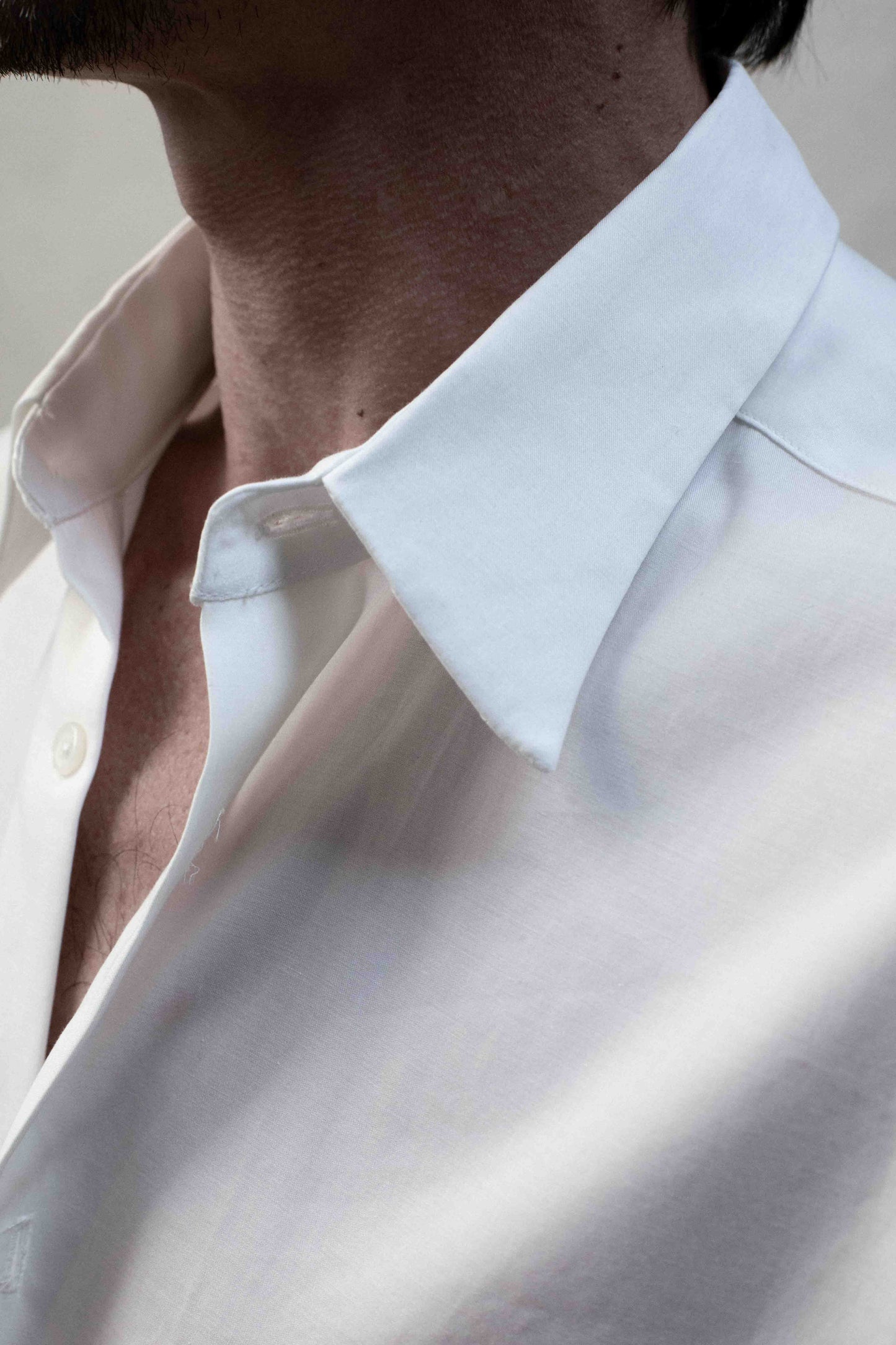 Dress Shirt in Optic White Egypt Pima Cotton