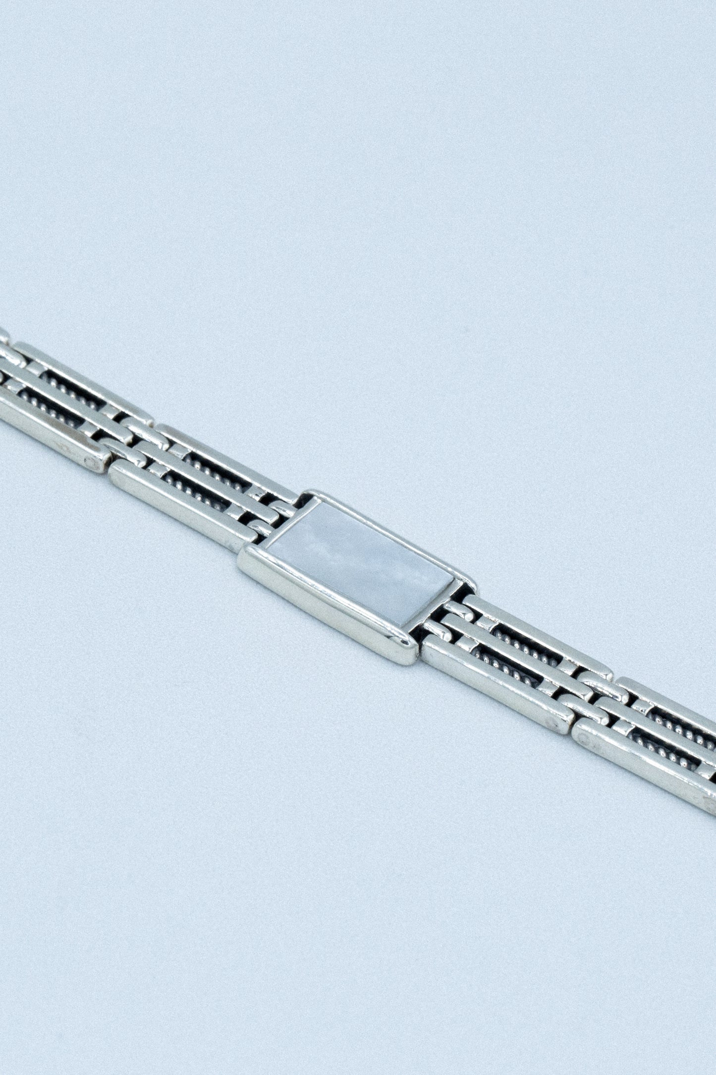 WATCH BRACELET WITH MOTHER OF PEARL