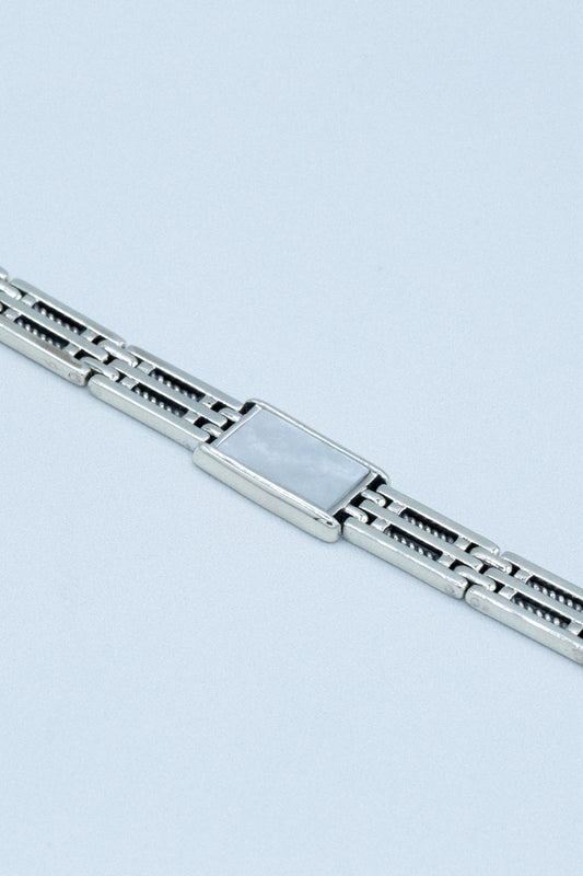 WATCH BRACELET WITH MOTHER OF PEARL
