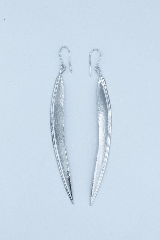 BIG FEATHER EARRING