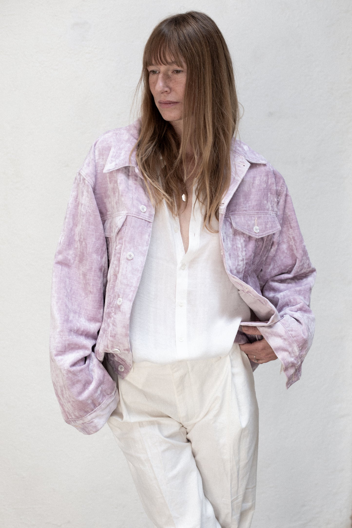 BODI Jacket in Crushed Velvet