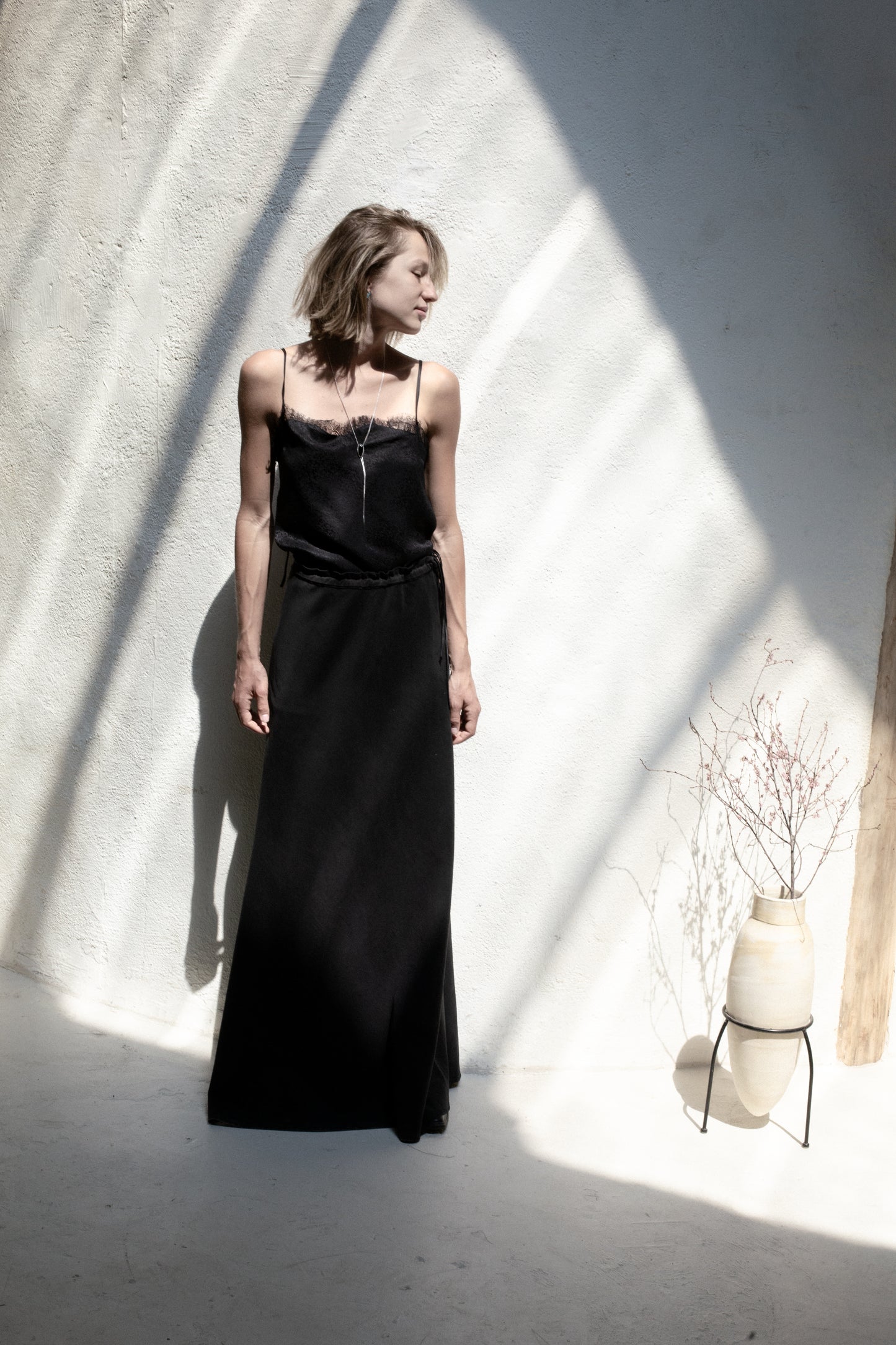 Black Long Skirt