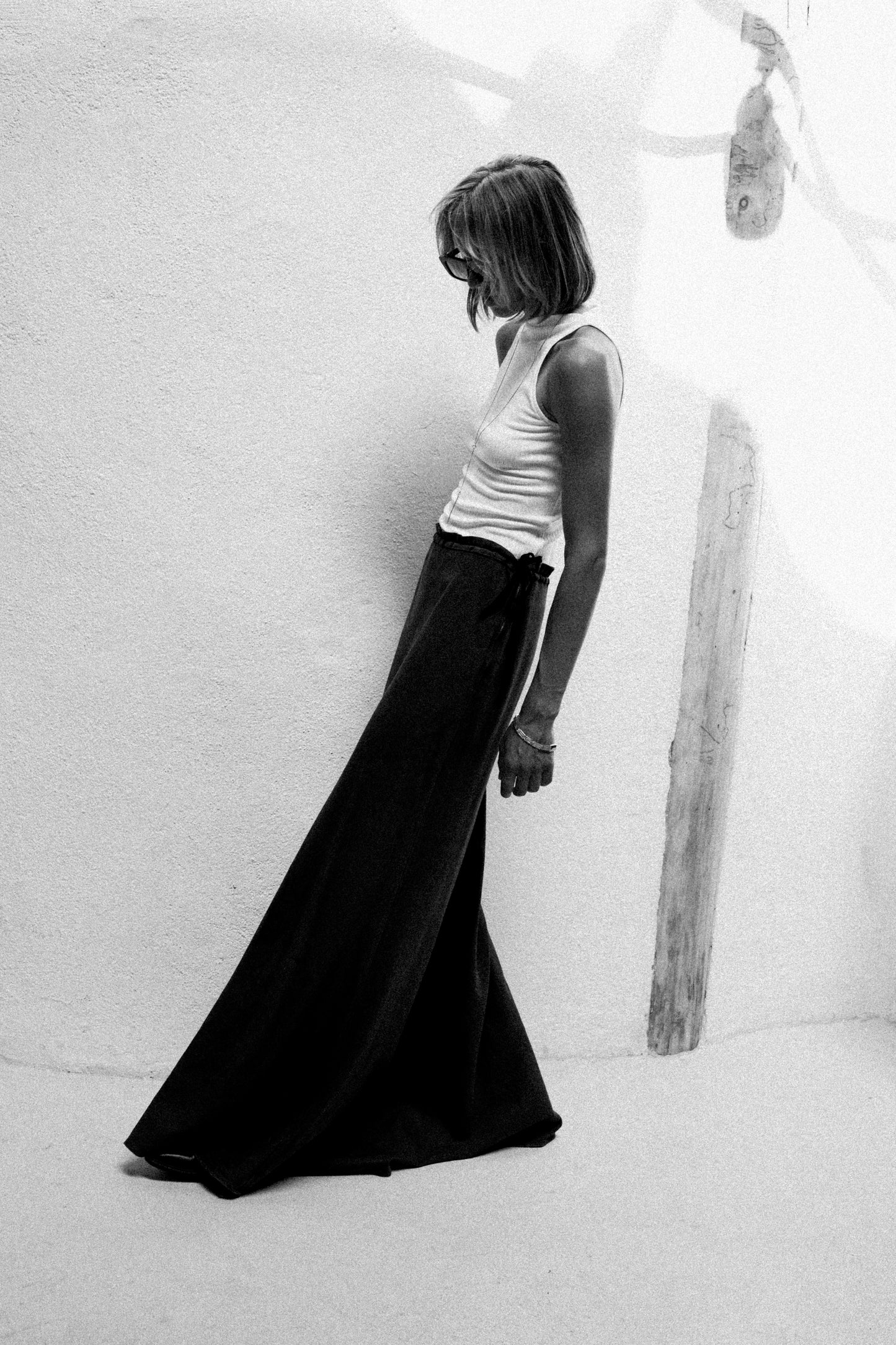 Olive Long Skirt