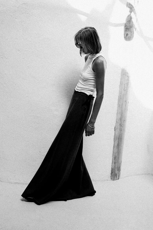 Olive Long Skirt
