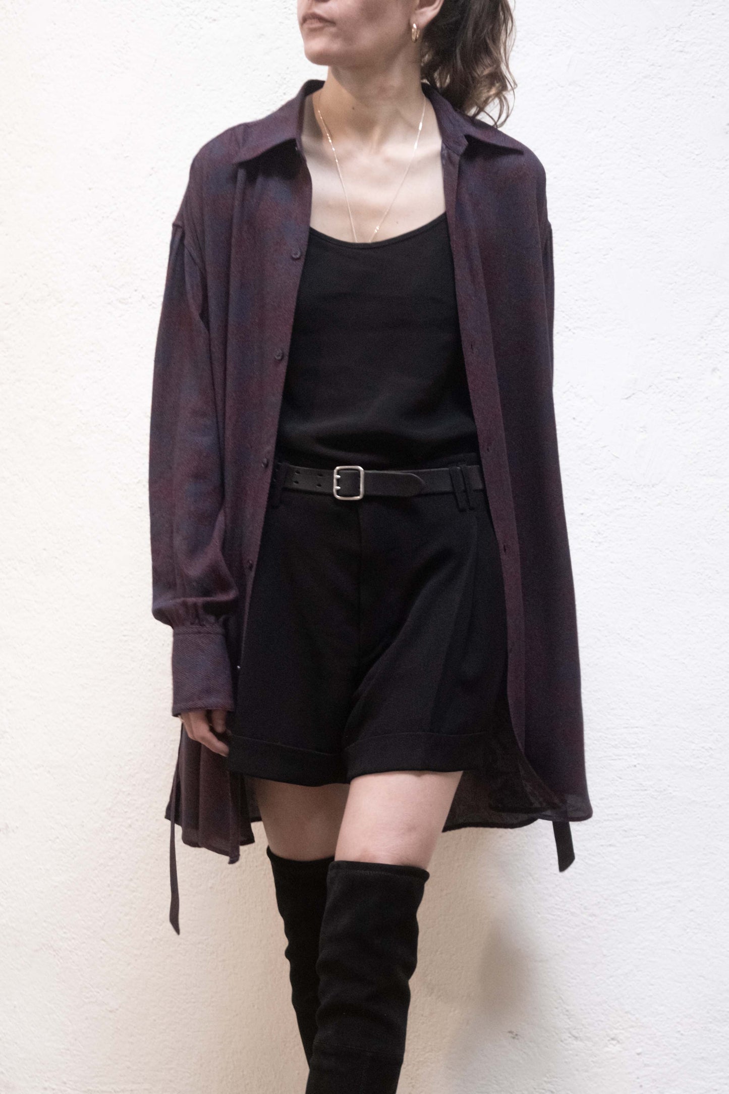 Arc Dress Blue / Maroon Jaquard Rayon