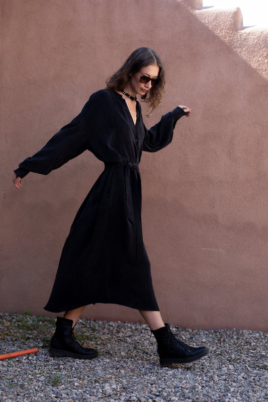 Arc Dress Maxi Black